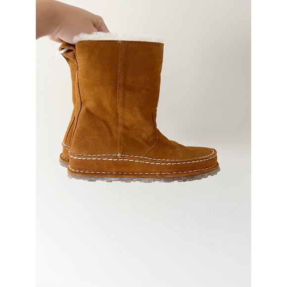 NEW Birkenstock Lahti Suede Leather Boots Mink Brown Size 37 - Picture 9 of 11